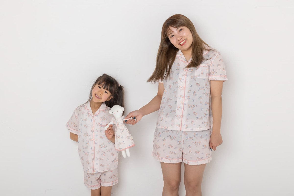 画像13: バーディーフラワー・キッズパジャマ_4〜5歳用(身長 103-108cm) (13)