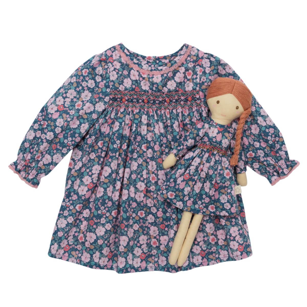 画像14: レースハンドスモック・アデル・ドレス_5〜6歳用(身長 108-114cm) (14)