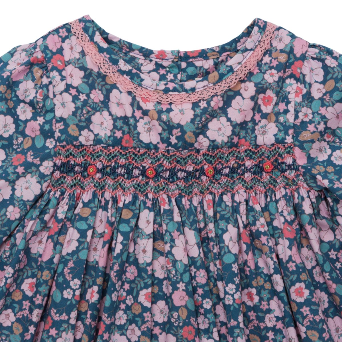 画像8: レースハンドスモック・アデル・ドレス_5〜6歳用(身長 108-114cm) (8)