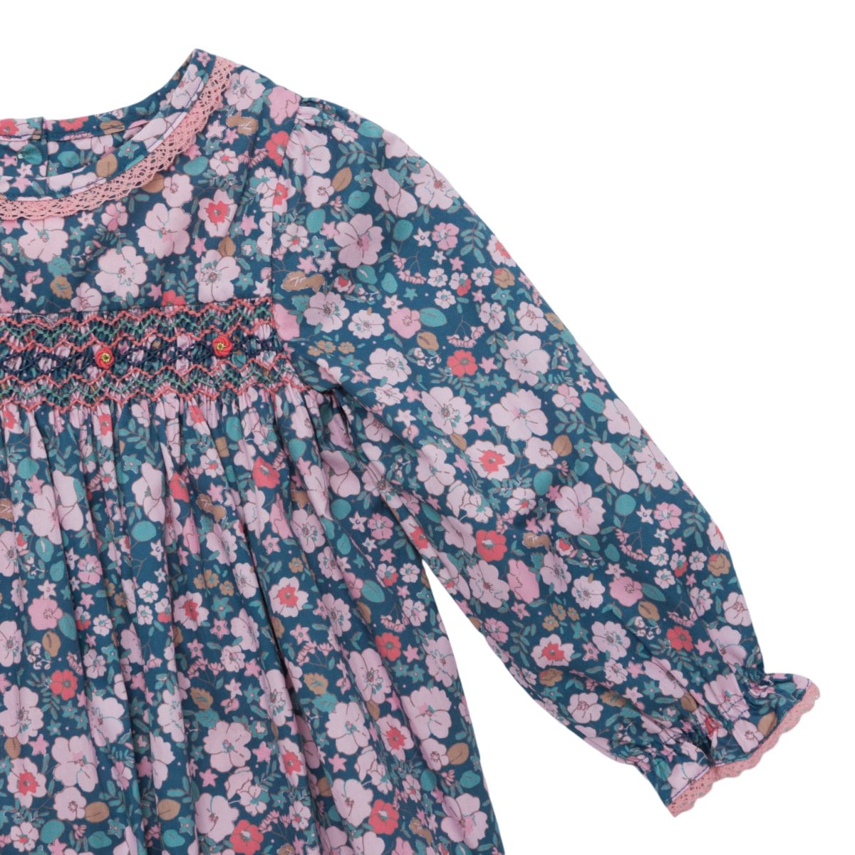 画像10: レースハンドスモック・アデル・ドレス_5〜6歳用(身長 108-114cm) (10)