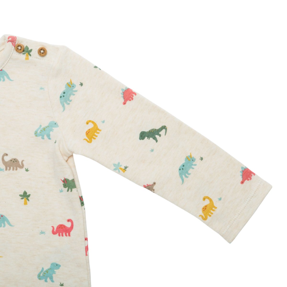 画像8: トイ付き・ストライプ恐竜・ダンガリー_6〜12ヶ月用(身長 70cm) (8)