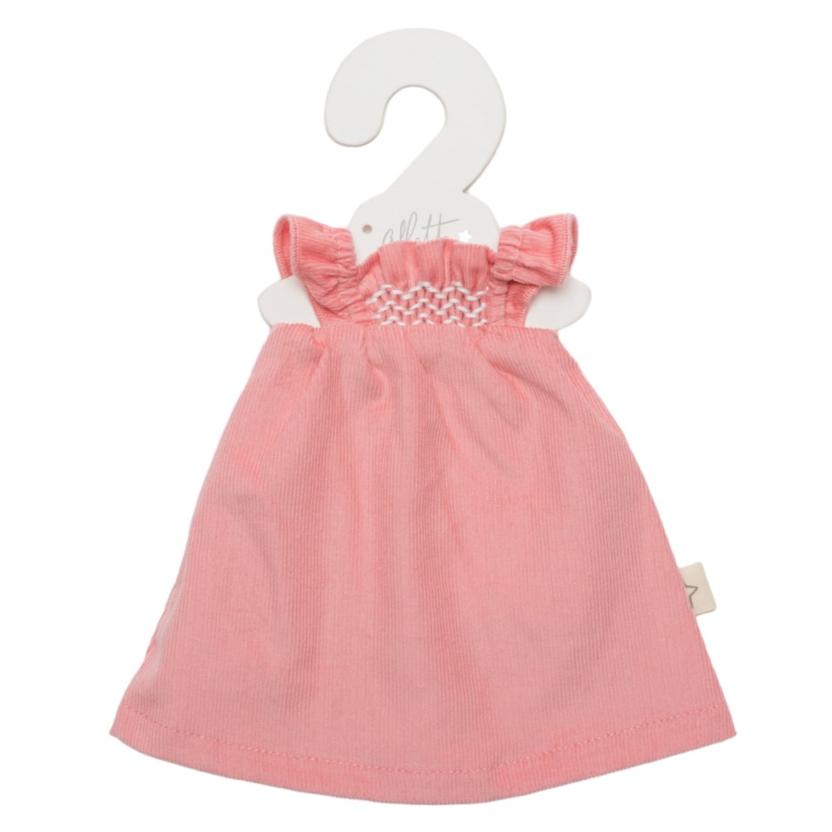 画像3: 【ドール用ドレス】ハンドスモック・ピンクコード・ドールドレス (3)