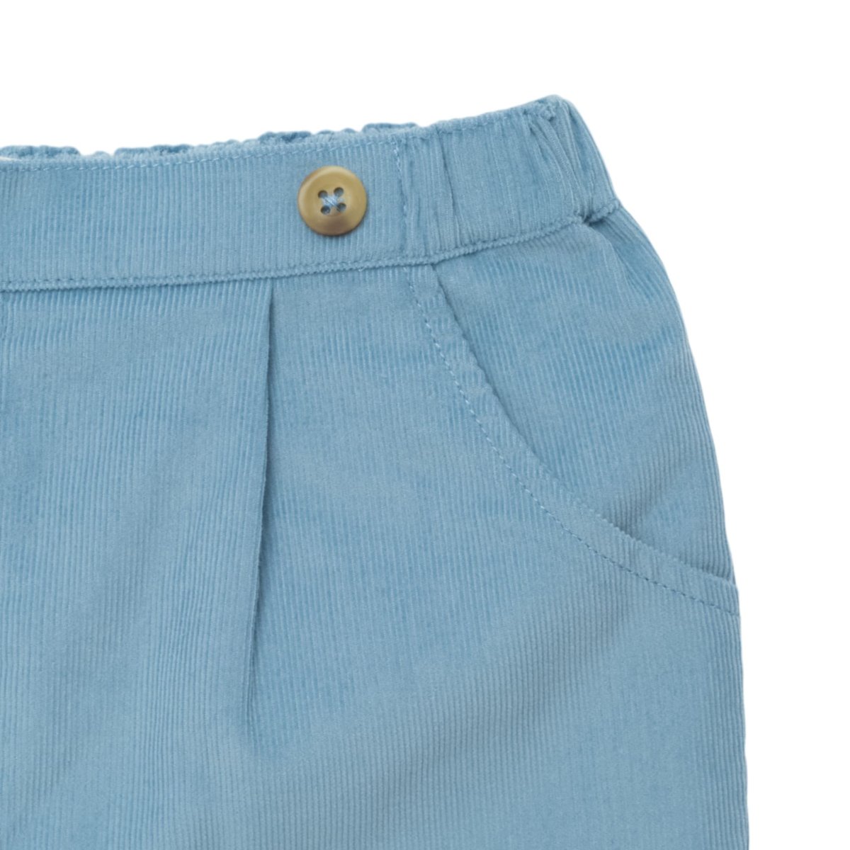 画像13: テディベアアップリケ・ジャージシャツ&ブルーショートパンツ_1〜2歳用(身長 85-90cm) (13)