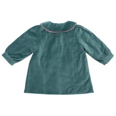 画像9: フリルコットン・ベルベット・コート_1〜6歳用 (9)