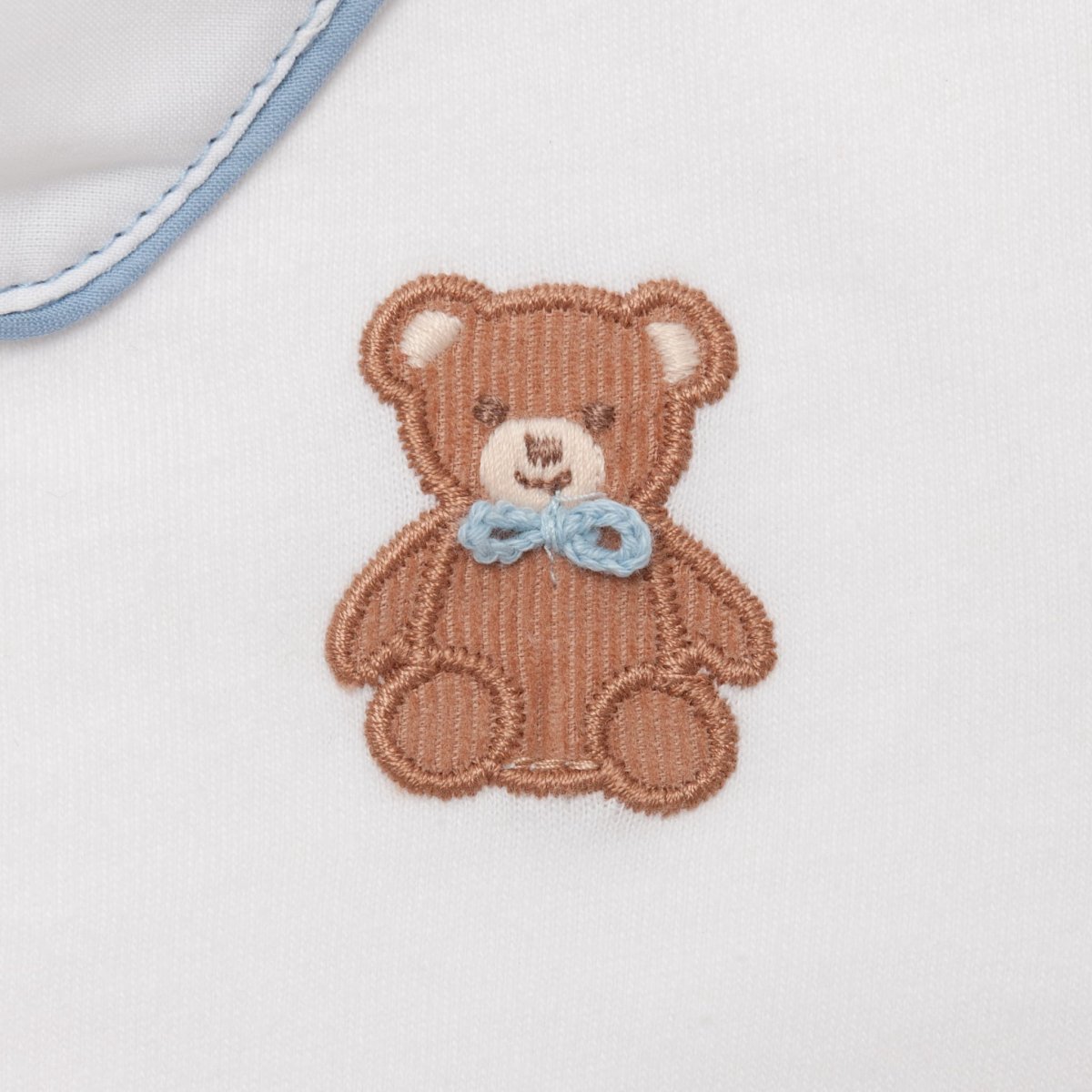 画像8: テディベアアップリケ・ジャージシャツ&ブルーショートパンツ_1〜2歳用(身長 85-90cm) (8)