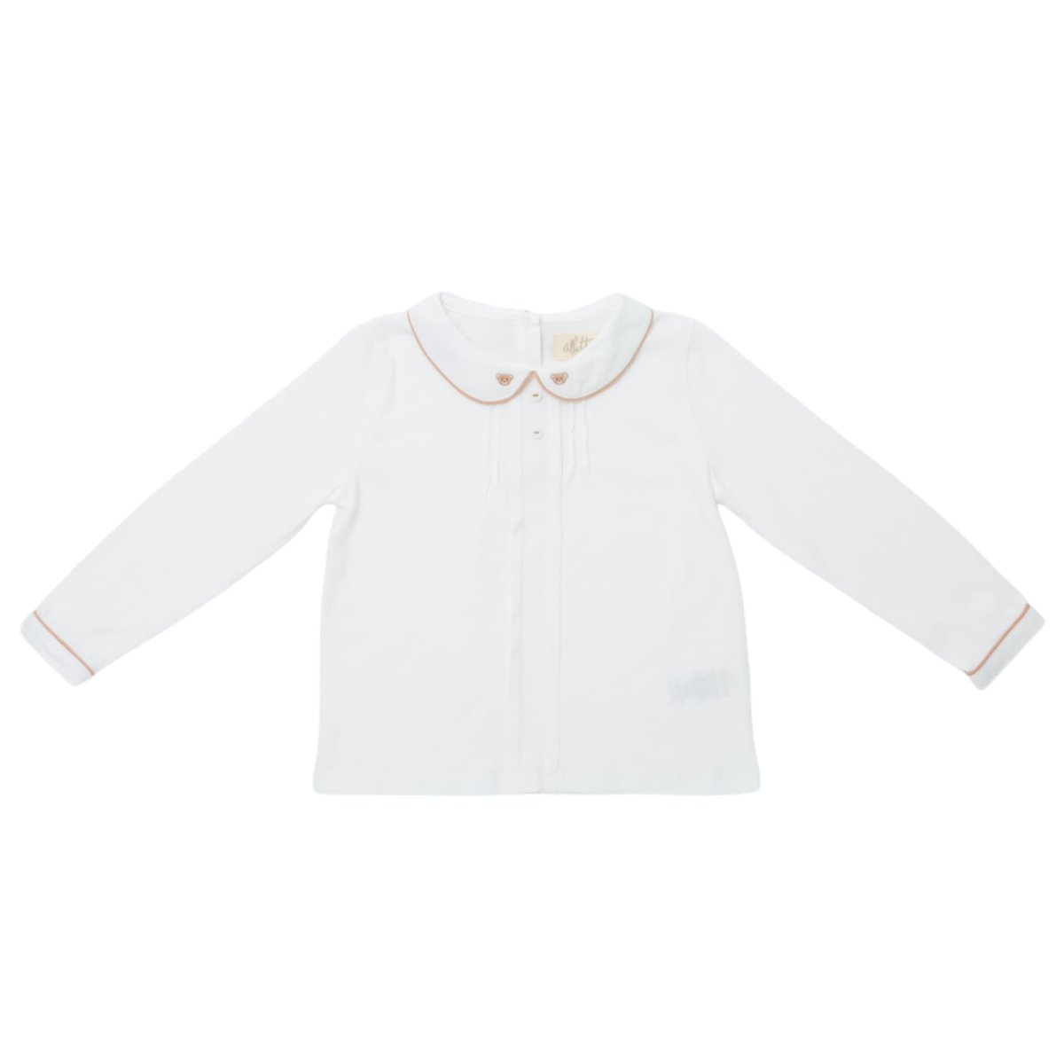 画像6: テディベア刺繍・ジャージシャツ&ブラウンショートパンツ_3〜4歳用(身長95-100cm) (6)