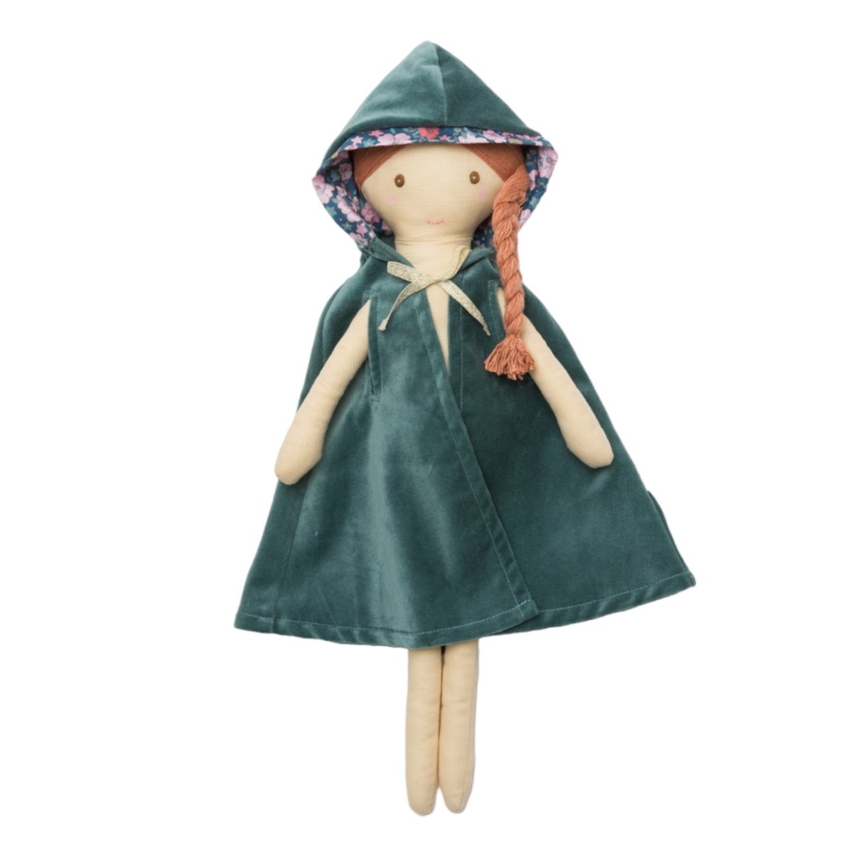 画像2: 【ドール用ドレス】コットン・ベルベット・ドールマント (2)