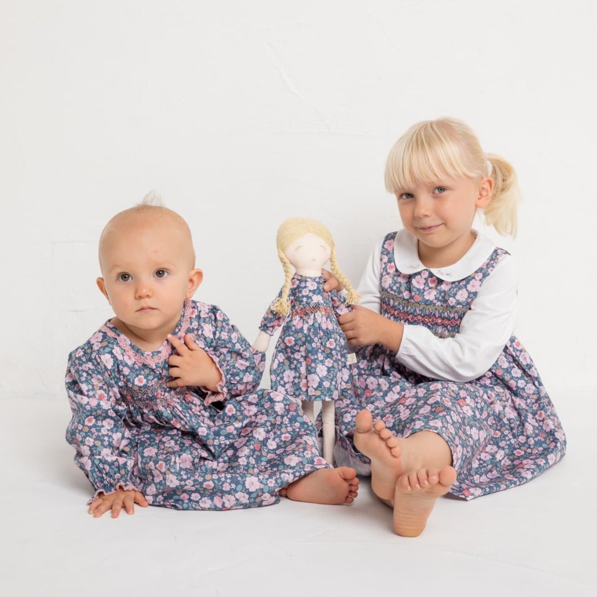 画像6: レースハンドスモック・アデル・ドレス_5〜6歳用(身長 108-114cm) (6)