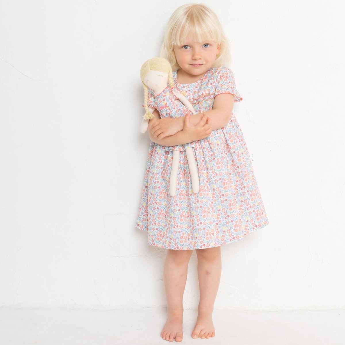 画像3: 【ドール用】ローリープリント・ドールドレス (3)