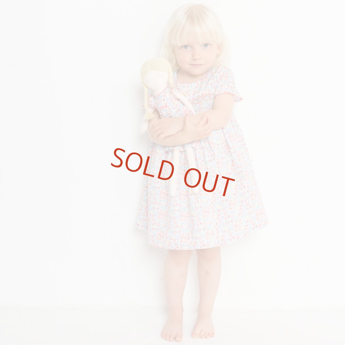 画像3: 【ドール用】ローリープリント・ドールドレス (3)