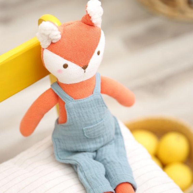着せ替えドール】ミディアム・タオル・フォックス｜ベビー服・キッズ服