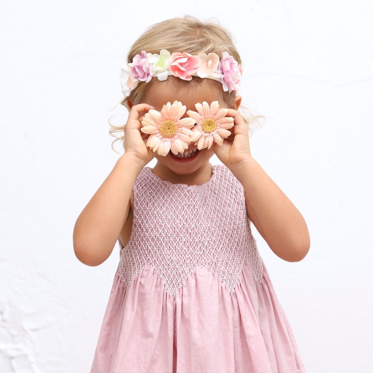 画像2: ダイヤモンド・スモック・ドレス_1-2歳用(身長 85-92cm) (2)