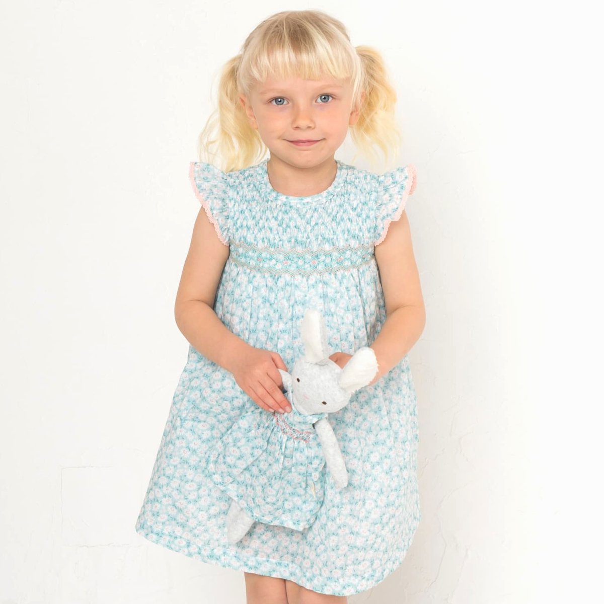 画像7: デイジーフィールド・ハンドスモックドレス_3〜4歳用(身長 98-103cm) (7)