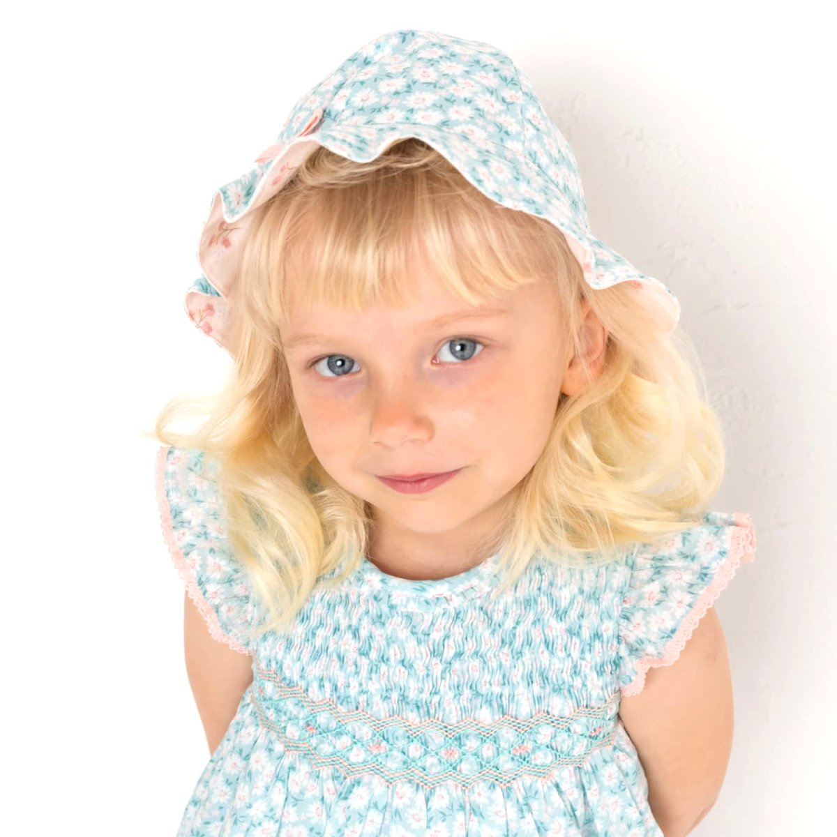 画像8: デイジーフィールド・ハンドスモックドレス_3〜4歳用(身長 98-103cm) (8)