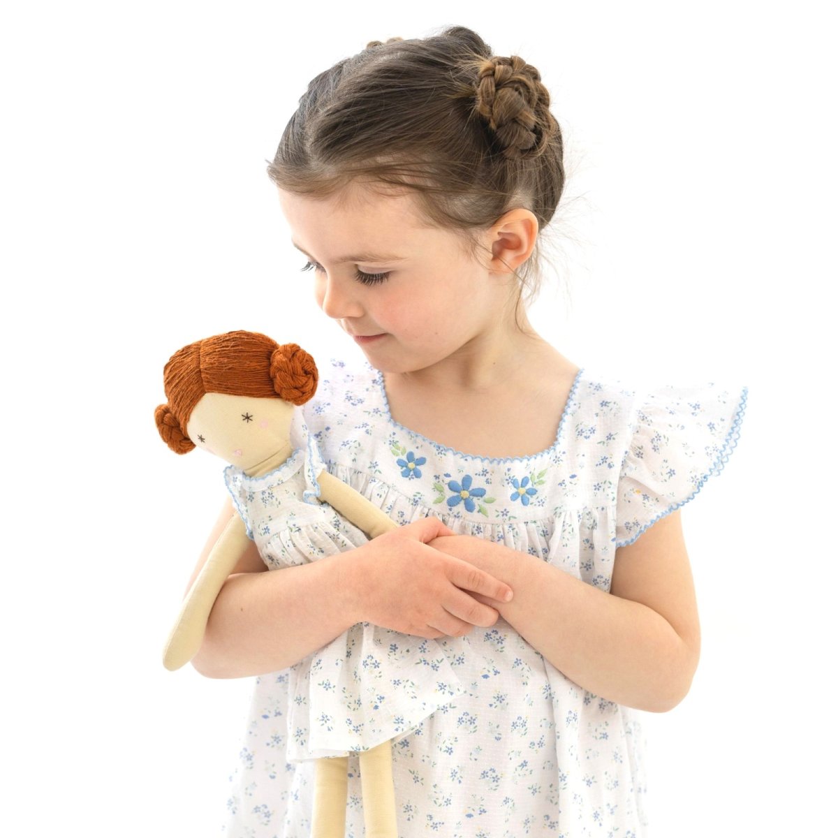 画像3: ブルーデイジーレースドレス_6-12ヶ月用(身長 80-85cm) (3)