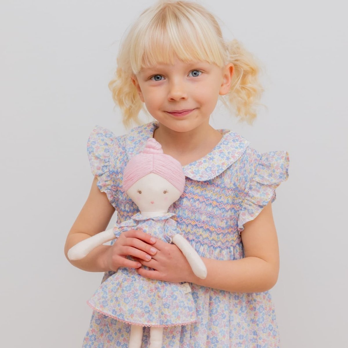 画像13: ジャンヌプリント・ハンドスモッキング・ドレス_4_5歳用(身長 103-108cm) (13)