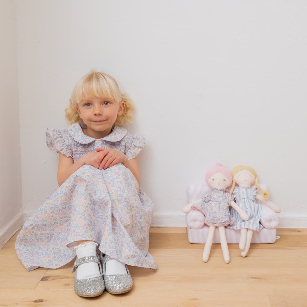 画像6: 【ドール用】ジャンヌ・ハンドスモック・ドールドレス (6)