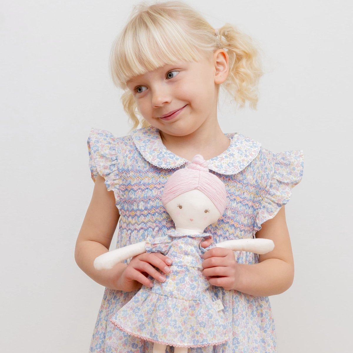 画像4: 【ドール用】ジャンヌ・ハンドスモック・ドールドレス (4)