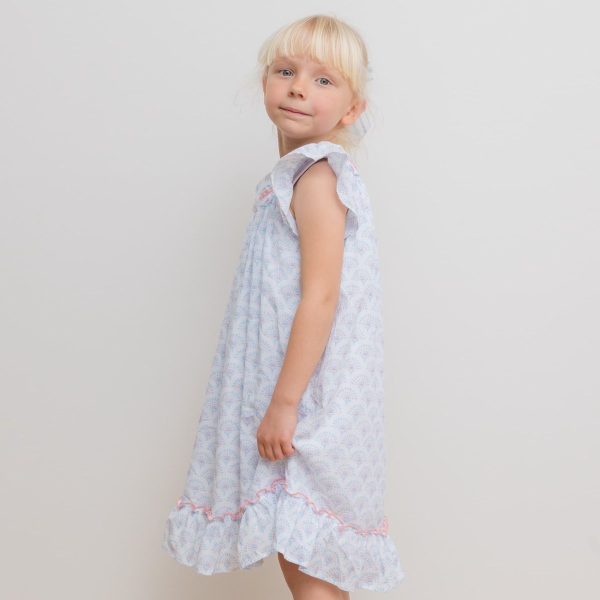 画像10: ハンドスモッキング・ミラ・ドレス_2_3歳用(身長 92-98cm) (10)