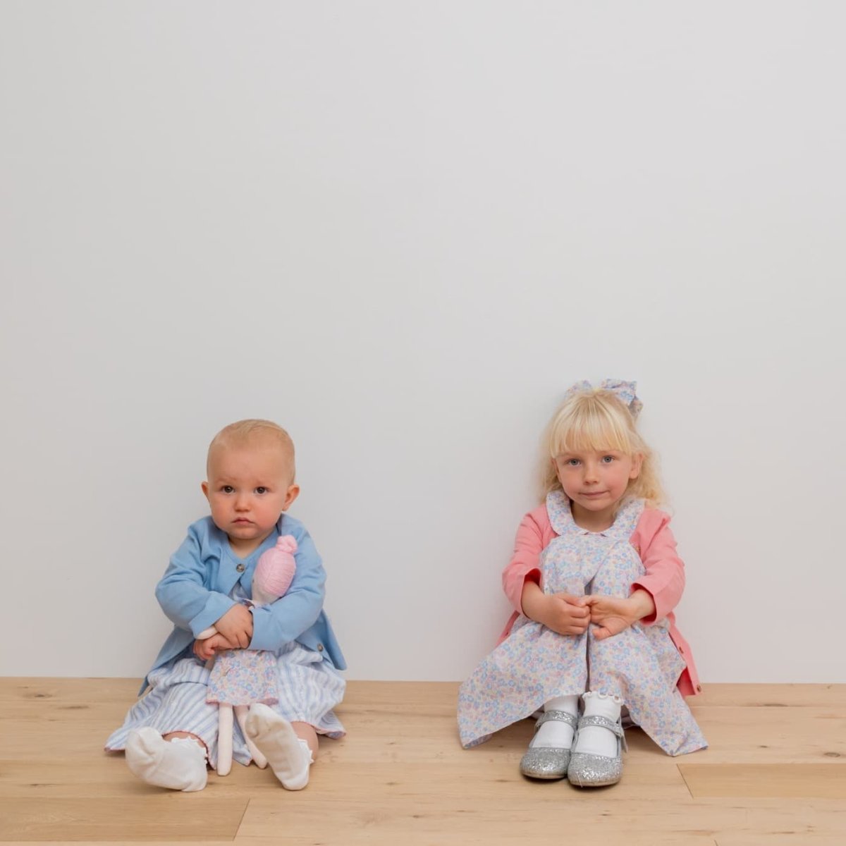 画像16: ブルー・ジャカードストライプ・刺繍ドレス_3_4歳用(身長 98-103cm) (16)