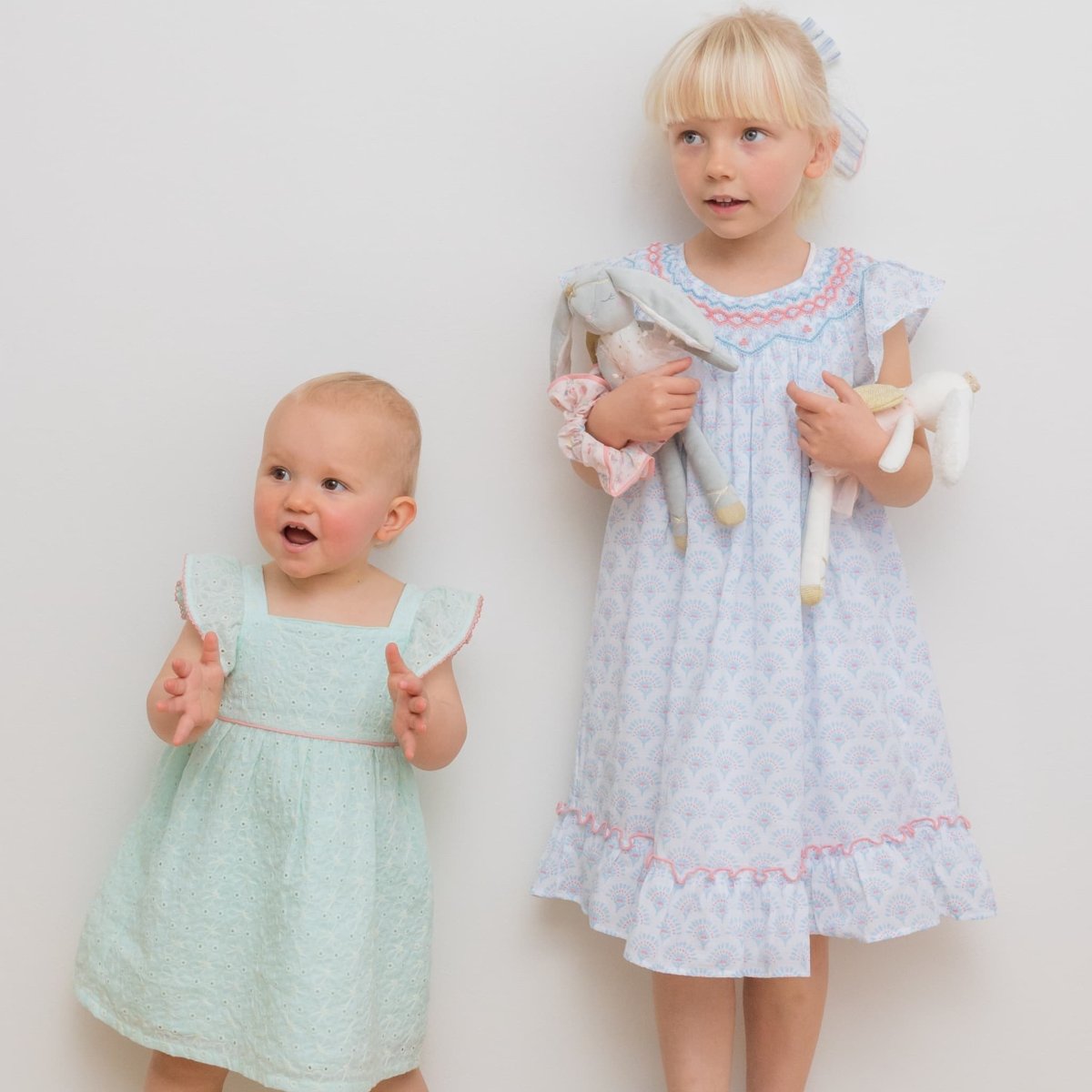 画像15: ハンドスモッキング・ミラ・ドレス_2_3歳用(身長 92-98cm) (15)