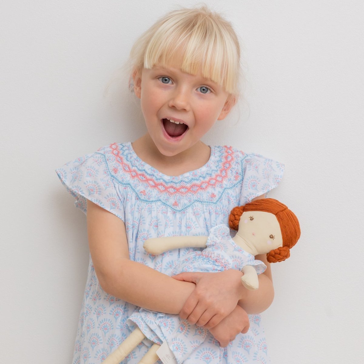 画像5: 【ドール用】ミラ・スモッキング・ドールドレス (5)