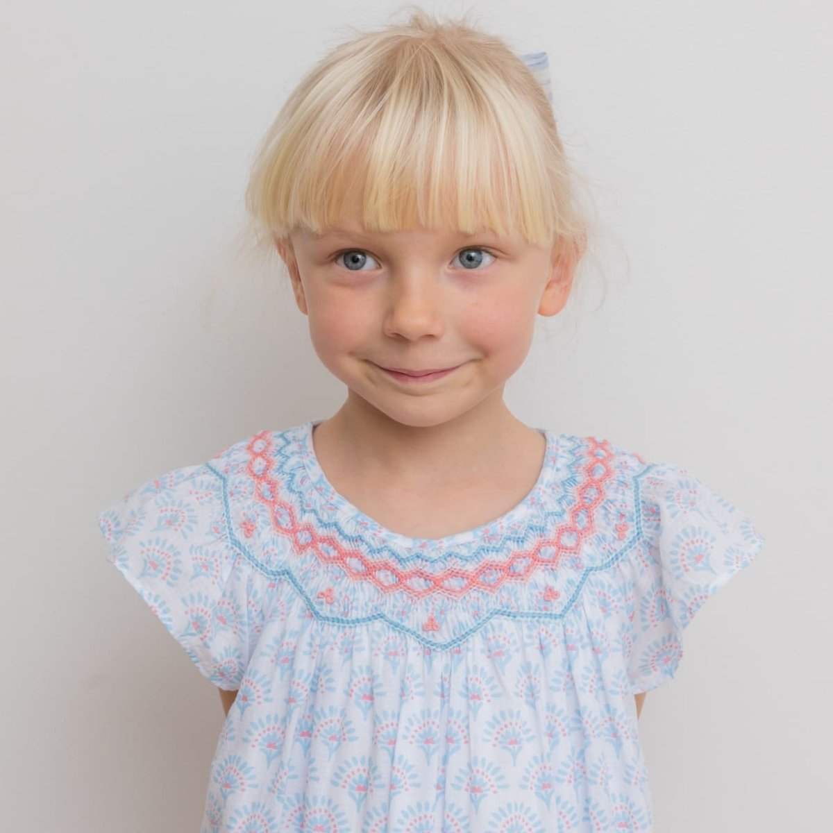 画像12: ハンドスモッキング・ミラ・ドレス_2_3歳用(身長 92-98cm) (12)