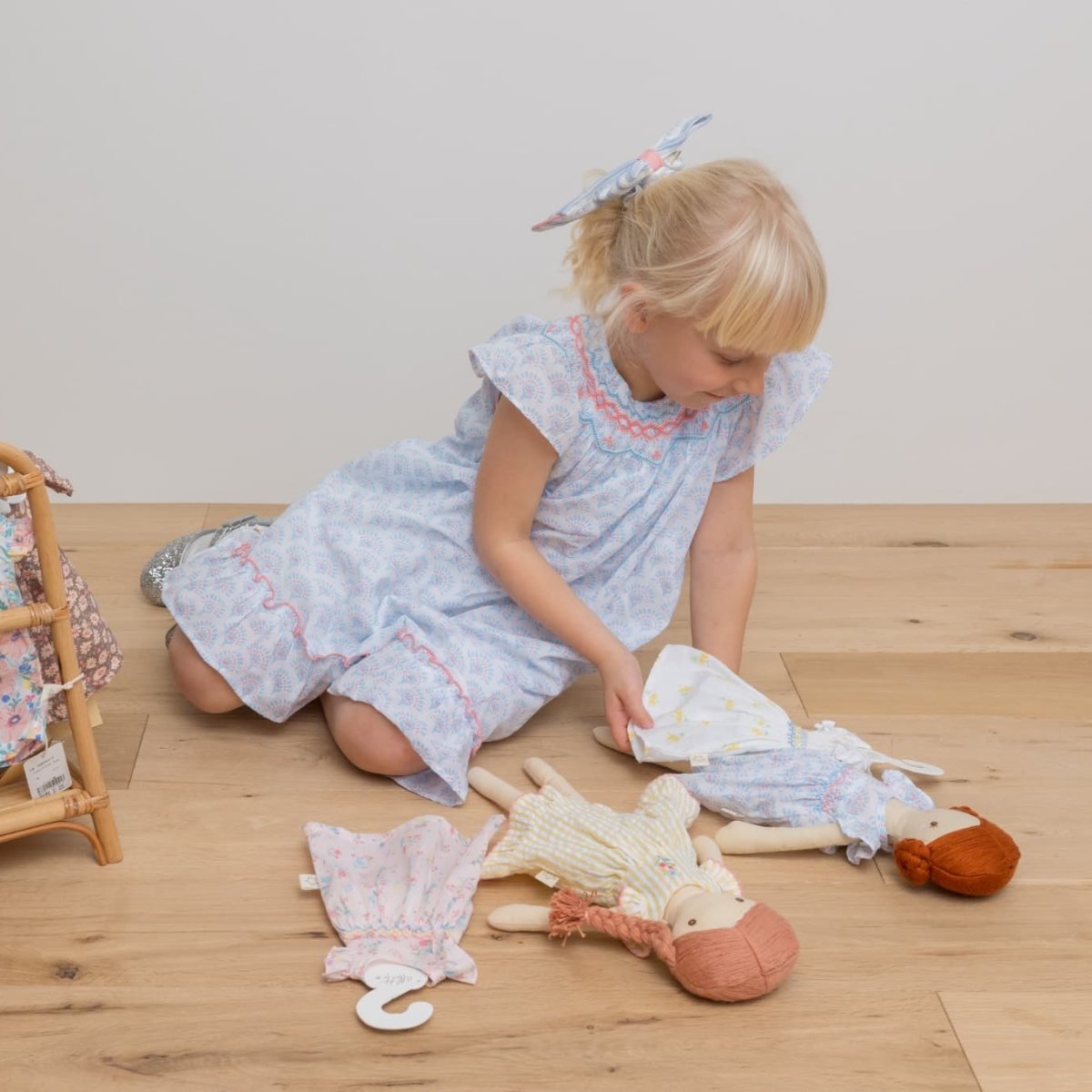 画像19: ハンドスモッキング・ミラ・ドレス_2_3歳用(身長 92-98cm) (19)