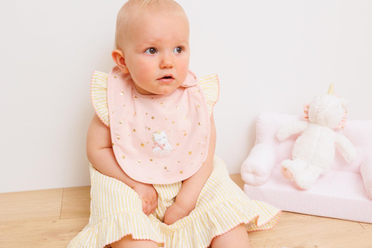 画像6: ユニコーンのぬいぐるみ&スタイ・ギフトセット (6)