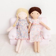 画像10: 【ドール用ソファ】ピンクストライプ・ドールソファ (10)