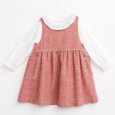 画像6: ピンク・へリンボンワンピース_6ヶ月〜6歳用 (6)