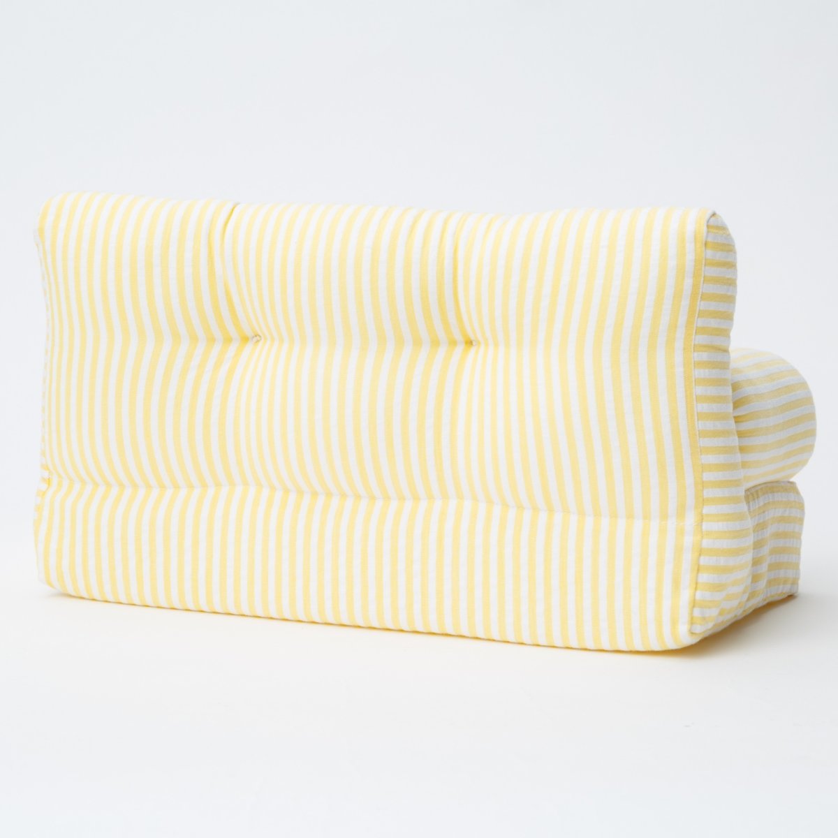 画像4: 【ドール用ソファ】イエローストライプ・ドールソファ (4)