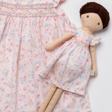 画像1: 【ドール用】アンバープリント・ハンドスモック・ドールドレス (1)