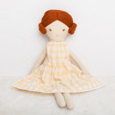 画像1: 【ドール用】ティアードギンガムチェック・ドールドレス (1)
