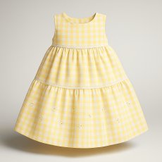 画像2: ティアードギンガムチェックドレス_6-12ヶ月用(身長 80-85cm) (2)