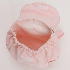 画像7: 刺繍バレリーナピンク・コーデュロイ・バックパック (7)