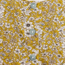 画像7: イエローフローラルプリント・ハンドスモック・ドレス_4_5歳(身長 103-108cm) (7)