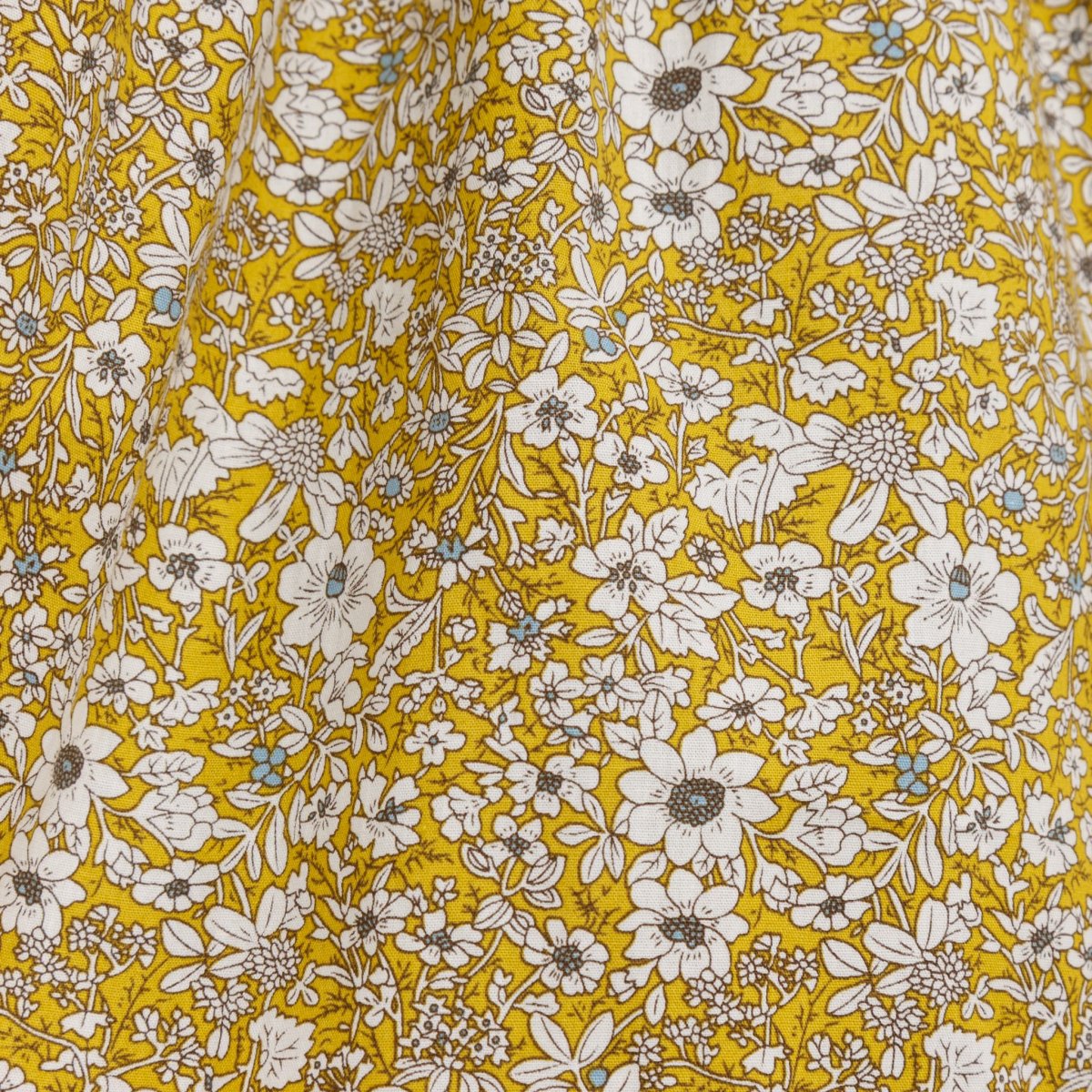 画像8: イエローフローラルプリント・ハンドスモック・ドレス_4_5歳(身長 103-108cm) (8)