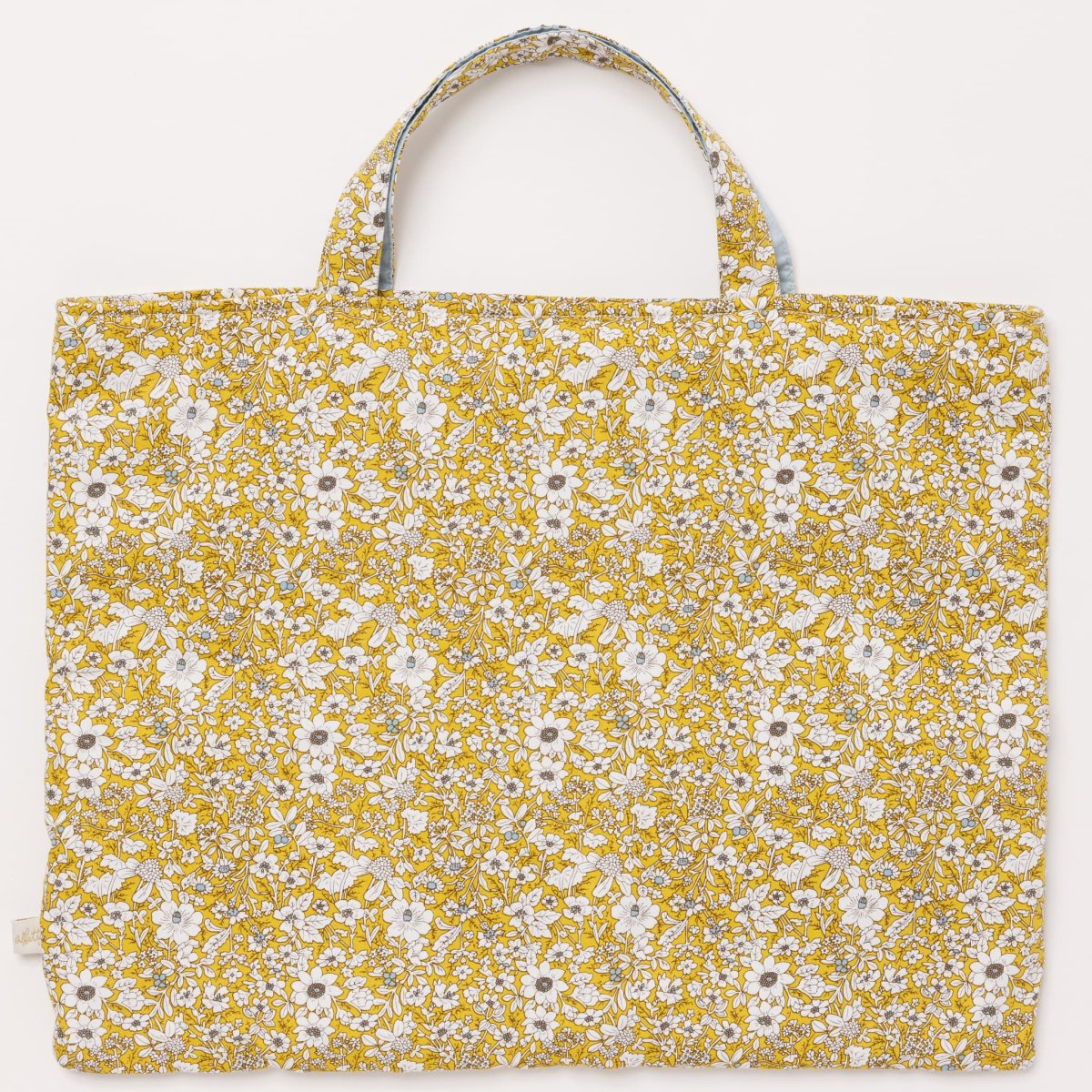 画像2: マスタード・フローラル・ハンドスモック・バッグ (2)