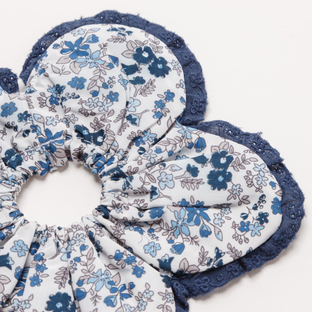 画像4: フローラル・リボン・シュシュセット 3 (4)