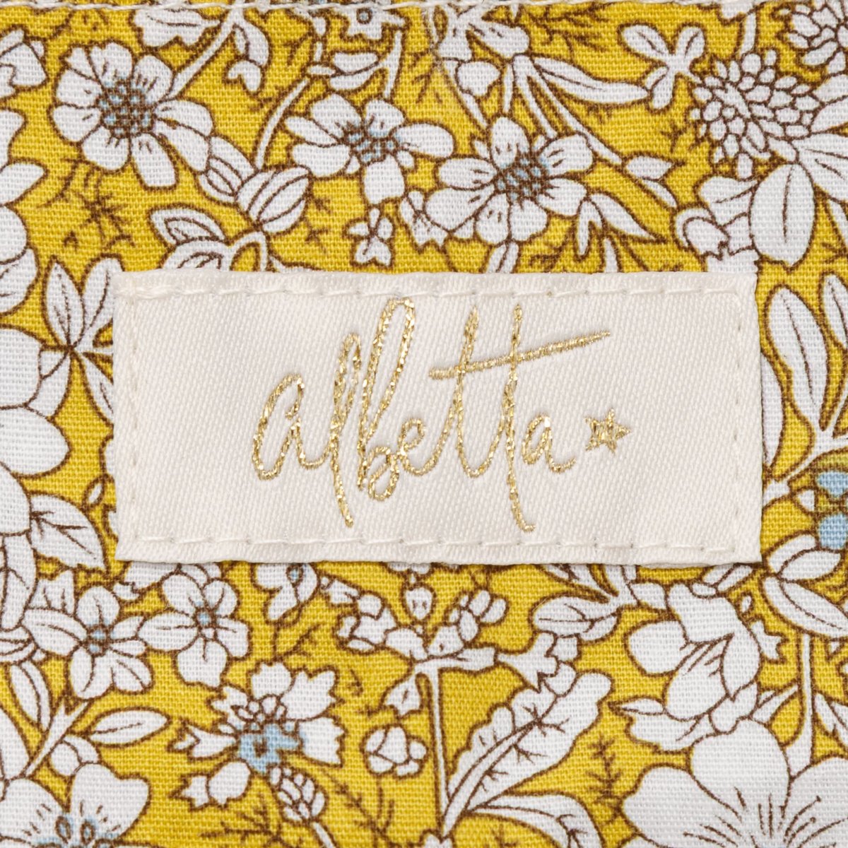 画像8: マスタード・フローラル・ハンドスモック・バッグ (8)