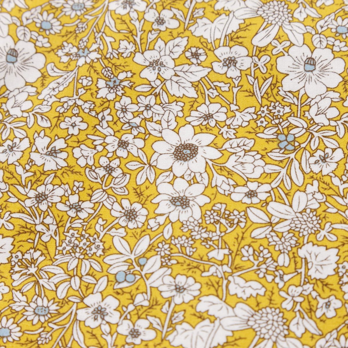 画像7: マスタード・フローラル・ハンドスモック・バッグ (7)