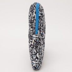 画像4: ネイビーフローラル・キルティング・13インチ・ノートパソコンケース (4)