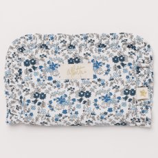 画像1: ブルーフローラル・ジュエリー・ポーチ (1)