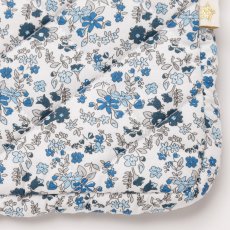 画像8: ブルーフローラル・キルティング・13インチ・ノートパソコンケース (8)