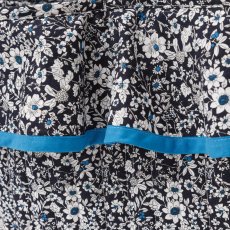 画像5: ネイビーフローラル・フリルキルティング・バッグ (5)