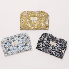 画像4: ブルーフローラル・ジュエリー・ポーチ (4)