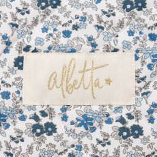 画像7: ブルーフローラル・キルティング・13インチ・ノートパソコンケース (7)