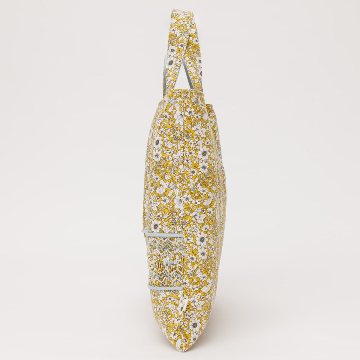 画像3: マスタード・フローラル・ハンドスモック・バッグ (3)