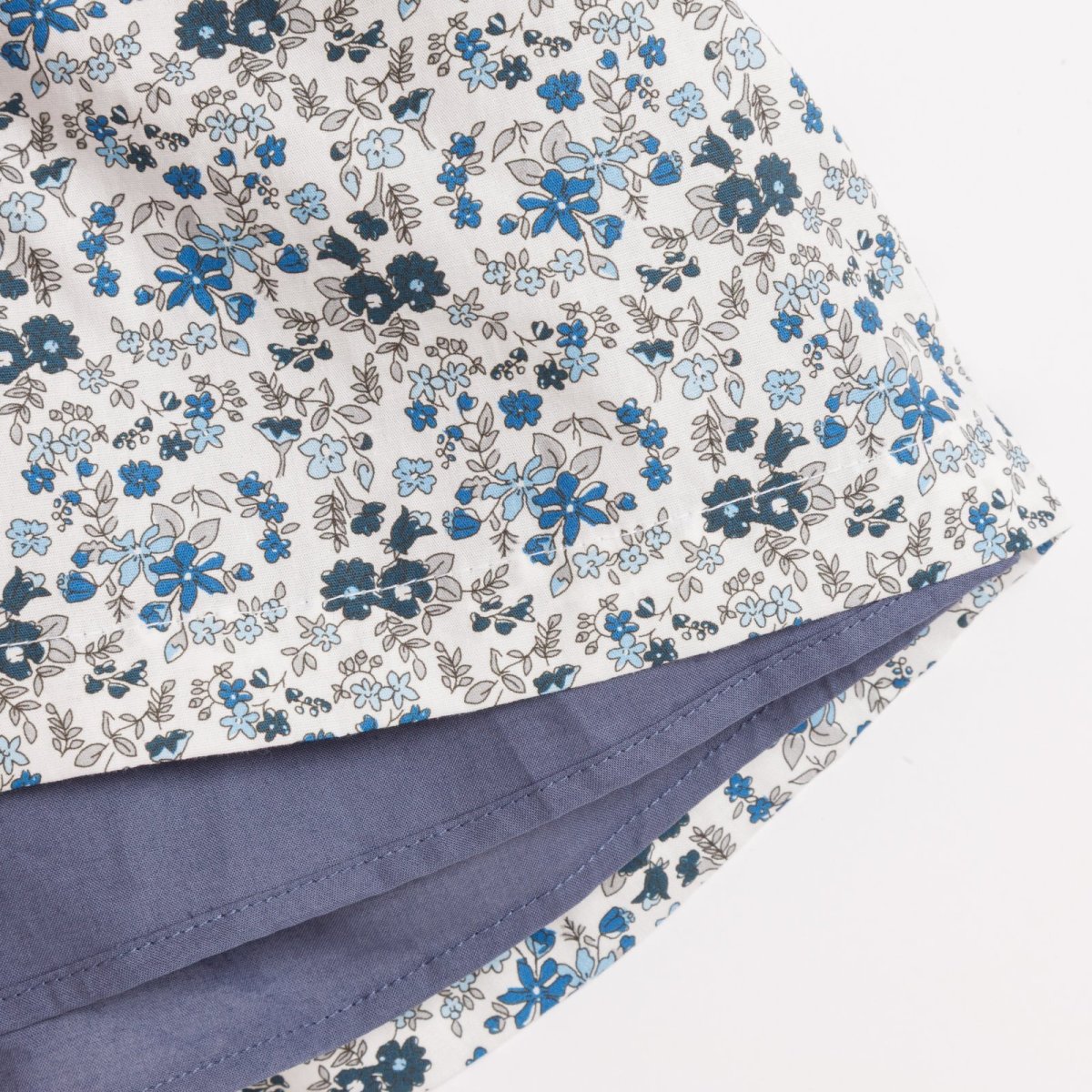 画像13: ブルーフローラルプリント・ハンドスモック・ドレス_6〜12ヶ月(身長 80-85cm) (13)